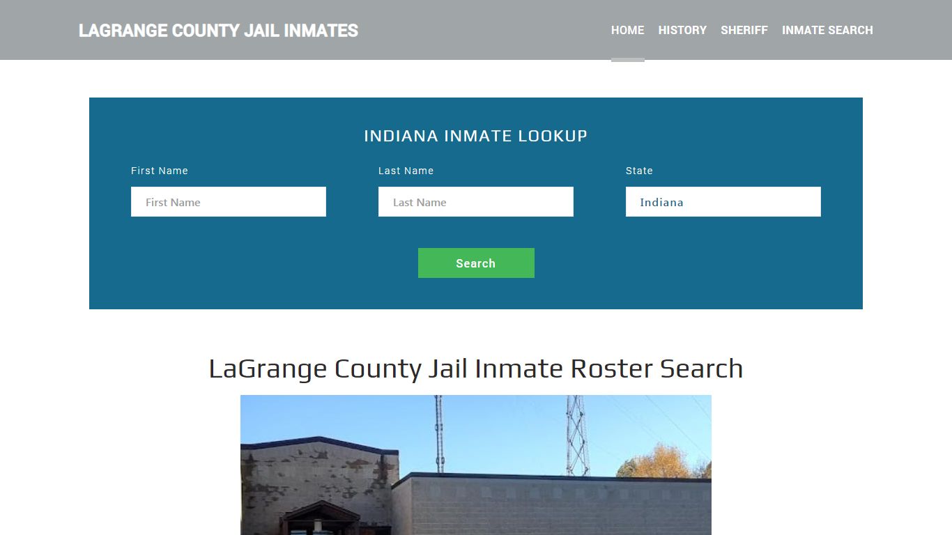 LaGrange County Jail Inmate Roster Lookup, LaGrange, IN